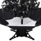 vidaXL Schneiender Weihnachtsbaum mit Schirmfuß Schwarz 140 cm PVC vidaXL Schneiender Weihnachtsbaum mit Schirmfuß Schwarz 140 cm PVC