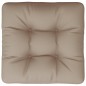 Palettenkissen Taupe 60x61,5x10 cm Stoff Palettenkissen Taupe 60x61,5x10 cm Stoff