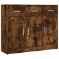 vidaXL Sideboard Räuchereiche 91x28x75 cm Holzwerkstoff vidaXL Sideboard Räuchereiche 91x28x75 cm Holzwerkstoff