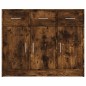 vidaXL Sideboard Räuchereiche 91x28x75 cm Holzwerkstoff vidaXL Sideboard Räuchereiche 91x28x75 cm Holzwerkstoff