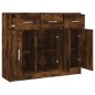 vidaXL Sideboard Räuchereiche 91x28x75 cm Holzwerkstoff vidaXL Sideboard Räuchereiche 91x28x75 cm Holzwerkstoff