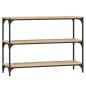 vidaXL Bücherregal Sonoma-Eiche 100x33x70,5 cm Holzwerkstoff und Stahl vidaXL Bücherregal Sonoma-Eiche 100x33x70,5 cm Holzwerkstoff und Stahl