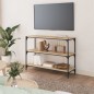 vidaXL Bücherregal Sonoma-Eiche 100x33x70,5 cm Holzwerkstoff und Stahl vidaXL Bücherregal Sonoma-Eiche 100x33x70,5 cm Holzwerkstoff und Stahl