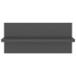 vidaXL Wandregale 4 Stk. Grau 40x11,5x18 cm Holzwerkstoff vidaXL Wandregale 4 Stk. Grau 40x11,5x18 cm Holzwerkstoff