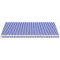 vidaXL Markisenbespannung Blau und Weiß 6x3,5 m vidaXL Markisenbespannung Blau und Weiß 6x3,5 m