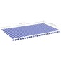 vidaXL Markisenbespannung Blau und Weiß 6x3,5 m vidaXL Markisenbespannung Blau und Weiß 6x3,5 m