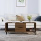 vidaXL Couchtisch Braun Eichen-Optik 102x50x40 cm Holzwerkstoff vidaXL Couchtisch Braun Eichen-Optik 102x50x40 cm Holzwerkstoff