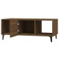 vidaXL Couchtisch Braun Eichen-Optik 102x50x40 cm Holzwerkstoff vidaXL Couchtisch Braun Eichen-Optik 102x50x40 cm Holzwerkstoff