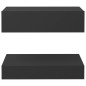 vidaXL TV-Schrank mit LED-Leuchten Grau 60x35 cm vidaXL TV-Schrank mit LED-Leuchten Grau 60x35 cm