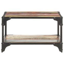 vidaXL Couchtisch 60x60x35 cm Altholz Massiv