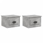 vidaXL Wand-Nachttische 2 Stk. Betongrau 41,5x36x28 cm vidaXL Wand-Nachttische 2 Stk. Betongrau 41,5x36x28 cm