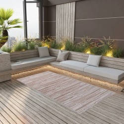 vidaXL Outdoor-Teppich Braun 160x230 cm PP