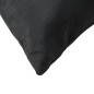 Palettenkissen 3-tlg. Schwarz Stoff Palettenkissen 3-tlg. Schwarz Stoff