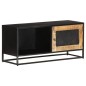vidaXL TV-Schrank 90x30x40 cm Raues Mangoholz vidaXL TV-Schrank 90x30x40 cm Raues Mangoholz
