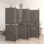 vidaXL 6-tlg. Paravent Anthrazit 300x180 cm Stoff vidaXL 6-tlg. Paravent Anthrazit 300x180 cm Stoff