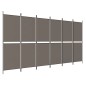 vidaXL 6-tlg. Paravent Anthrazit 300x180 cm Stoff vidaXL 6-tlg. Paravent Anthrazit 300x180 cm Stoff