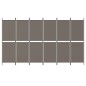 vidaXL 6-tlg. Paravent Anthrazit 300x180 cm Stoff vidaXL 6-tlg. Paravent Anthrazit 300x180 cm Stoff
