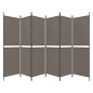 vidaXL 6-tlg. Paravent Anthrazit 300x180 cm Stoff vidaXL 6-tlg. Paravent Anthrazit 300x180 cm Stoff