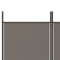 vidaXL 6-tlg. Paravent Anthrazit 300x180 cm Stoff vidaXL 6-tlg. Paravent Anthrazit 300x180 cm Stoff