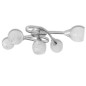 Deckenleuchte mit Glasschirmen 5 x E14 Deckenleuchte mit Glasschirmen 5 x E14