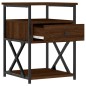 vidaXL Nachttische 2 Stk. Braun Eichen-Optik 40x42x55 cm Holzwerkstoff vidaXL Nachttische 2 Stk. Braun Eichen-Optik 40x42x55 cm Holzwerkstoff