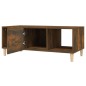 vidaXL Couchtisch Räuchereiche 102x50x40 cm Holzwerkstoff vidaXL Couchtisch Räuchereiche 102x50x40 cm Holzwerkstoff