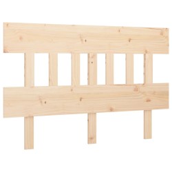 vidaXL Kopfteil 123,5x3x81 cm Massivholz Kiefer