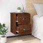 vidaXL Wand-Nachttische 2 Stk. Braun Eichen-Optik 41,5x36x53 cm vidaXL Wand-Nachttische 2 Stk. Braun Eichen-Optik 41,5x36x53 cm