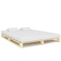 vidaXL Palettenbett Massivholz Kiefer 200×200 cm vidaXL Palettenbett Massivholz Kiefer 200×200 cm