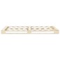vidaXL Palettenbett Massivholz Kiefer 200×200 cm vidaXL Palettenbett Massivholz Kiefer 200×200 cm