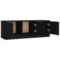 vidaXL TV-Schrank Schwarz 102x35x36,5 cm Holzwerkstoff vidaXL TV-Schrank Schwarz 102x35x36,5 cm Holzwerkstoff