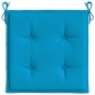 Gartenstuhl-Kissen 2 Stk. Blau 50x50x3 cm Oxford-Gewebe Gartenstuhl-Kissen 2 Stk. Blau 50x50x3 cm Oxford-Gewebe