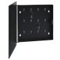 vidaXL Schlüsselkasten mit Magnettafel Schwarz 35x35x5,5 cm vidaXL Schlüsselkasten mit Magnettafel Schwarz 35x35x5,5 cm
