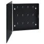 vidaXL Schlüsselkasten mit Magnettafel Schwarz 35x35x5,5 cm vidaXL Schlüsselkasten mit Magnettafel Schwarz 35x35x5,5 cm