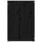 vidaXL Wäschetruhe Schwarz 44x44x66 cm Massivholz Kiefer vidaXL Wäschetruhe Schwarz 44x44x66 cm Massivholz Kiefer