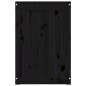 vidaXL Wäschetruhe Schwarz 44x44x66 cm Massivholz Kiefer vidaXL Wäschetruhe Schwarz 44x44x66 cm Massivholz Kiefer