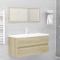 vidaXL Waschbeckenunterschrank Sonoma-Eiche 100x38,5x45 cm vidaXL Waschbeckenunterschrank Sonoma-Eiche 100x38,5x45 cm