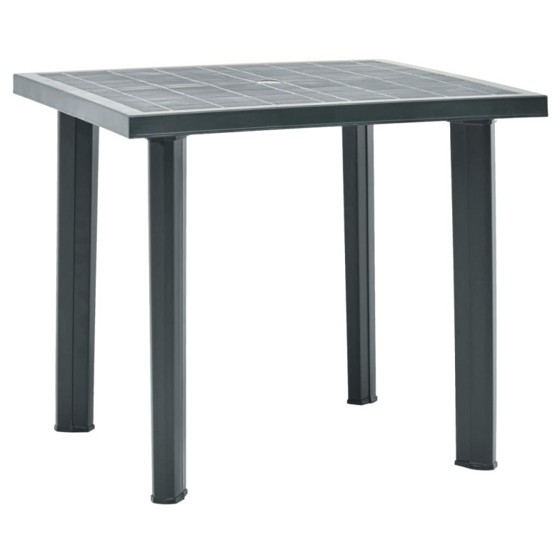 vidaXL Gartentisch Grün 80 x 75 x 72 cm Kunststoff vidaXL Gartentisch Grün 80 x 75 x 72 cm Kunststoff