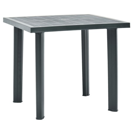 vidaXL Gartentisch Grün 80 x 75 x 72 cm Kunststoff