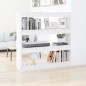 vidaXL Bücherregal/Raumteiler Weiß 100x30x103 cm vidaXL Bücherregal/Raumteiler Weiß 100x30x103 cm
