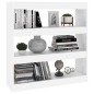 vidaXL Bücherregal/Raumteiler Weiß 100x30x103 cm vidaXL Bücherregal/Raumteiler Weiß 100x30x103 cm