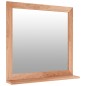 vidaXL Wandspiegel 55x55 cm Massivholz Nussbaum vidaXL Wandspiegel 55x55 cm Massivholz Nussbaum