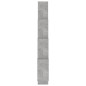 vidaXL Würfelregal Betongrau 90x15x119 cm Holzwerkstoff vidaXL Würfelregal Betongrau 90x15x119 cm Holzwerkstoff