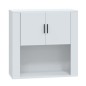 vidaXL Wandschrank Hochglanz-Weiß 80x33x80 cm Holzwerkstoff vidaXL Wandschrank Hochglanz-Weiß 80x33x80 cm Holzwerkstoff