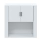 vidaXL Wandschrank Hochglanz-Weiß 80x33x80 cm Holzwerkstoff vidaXL Wandschrank Hochglanz-Weiß 80x33x80 cm Holzwerkstoff