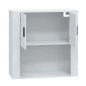 vidaXL Wandschrank Hochglanz-Weiß 80x33x80 cm Holzwerkstoff vidaXL Wandschrank Hochglanz-Weiß 80x33x80 cm Holzwerkstoff