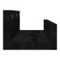 vidaXL Wandregale 2 Stk. Schwarz 50x12x9 cm Massivholz Kiefer vidaXL Wandregale 2 Stk. Schwarz 50x12x9 cm Massivholz Kiefer