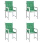 vidaXL Gartenstuhlauflagen für Niedriglehner 4 Stk. Grün 100x50x3 cm vidaXL Gartenstuhlauflagen für Niedriglehner 4 Stk. Grün 100x50x3 cm