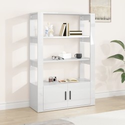 vidaXL Sideboard Hochglanz-Weiß 80x30x119,5 cm Holzwerkstoff