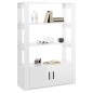 vidaXL Sideboard Hochglanz-Weiß 80x30x119,5 cm Holzwerkstoff vidaXL Sideboard Hochglanz-Weiß 80x30x119,5 cm Holzwerkstoff